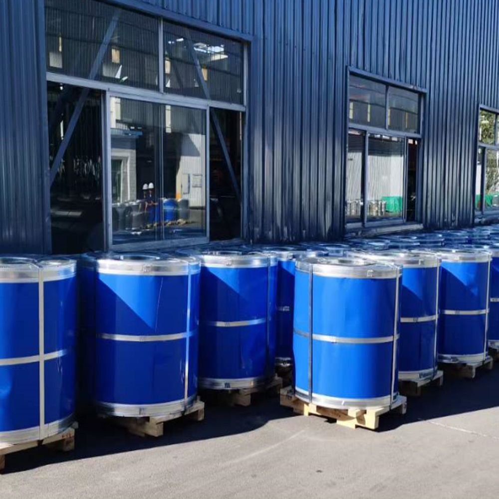 China Factory 0.13-2.5mm 215-275g PPGL Prepainted Galvalume steel Coil