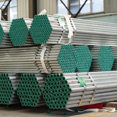 Galvanized steel pipe stocked