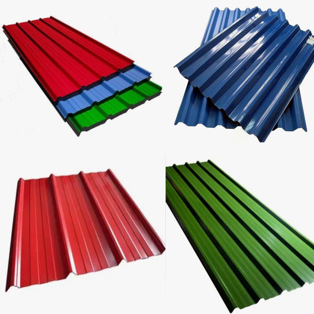 The use of colored steel plates The use of colored steel plates