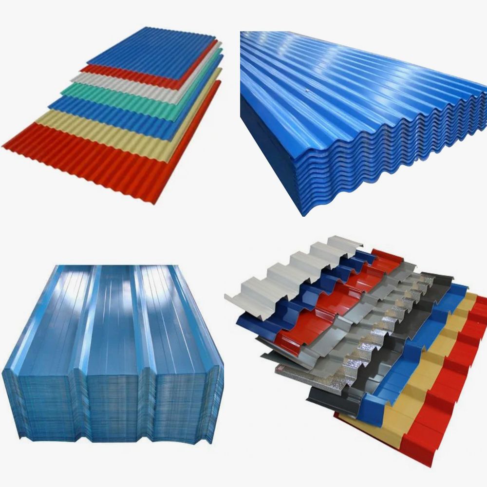 The use of colored steel plates The use of colored steel plates